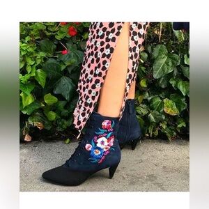 Tory Burch Floral Bootie